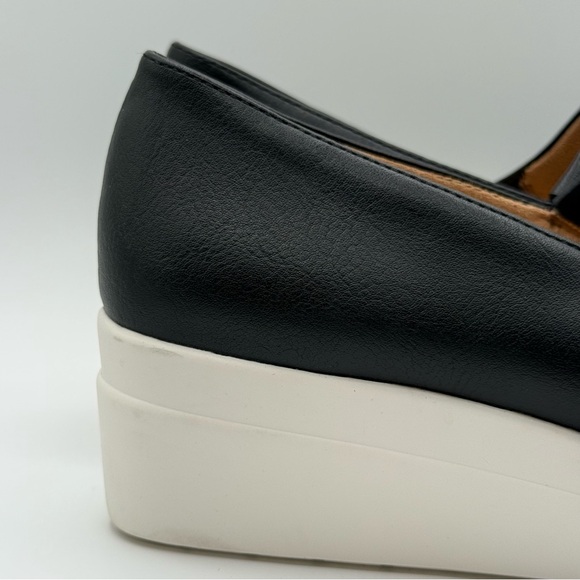 Naturalizer Sandra Wedge Shoes Black Slip-On Comfort Size 11W Leather - Picture 11 of 16